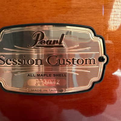 Pearl Session Custom SMX All Maple 6-Piece – Vintage Fade – 22/8/10/12/14 + Matching Snare image 3