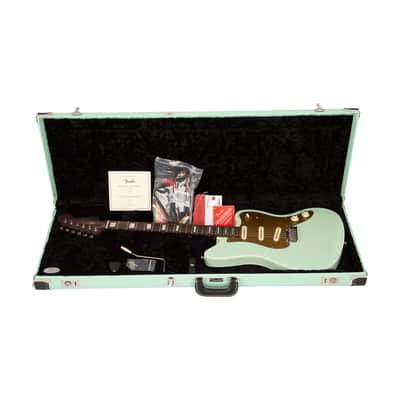 2022 Fender Parallel Universe II Strat Jazz Deluxe Ele Guitar, Transparent Faded Seafoam Green, PU20XXXX image 10