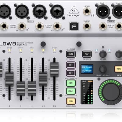 Behringer FLOW 8 Bluetooth Controlled 8-Input Digital Mixer 2020 - Present - Grey image 5