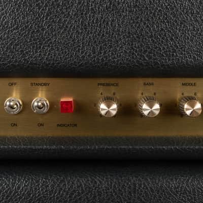 2011 Marshall YJM100 Yngwie Malmsteen Signature with Marshall 1960AHW 100 Cab - Black | Made in UK Limited Edition Handwired Plexi Half Stack 2-Channel 100-Watt Guitar Tube Amp Head Top Cab Power Attenuator image 6