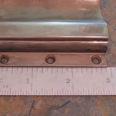 AGED Vibrola Tailpiece Nickel SHORT fits Gibson Firebird Flying V SG RELIC image 8