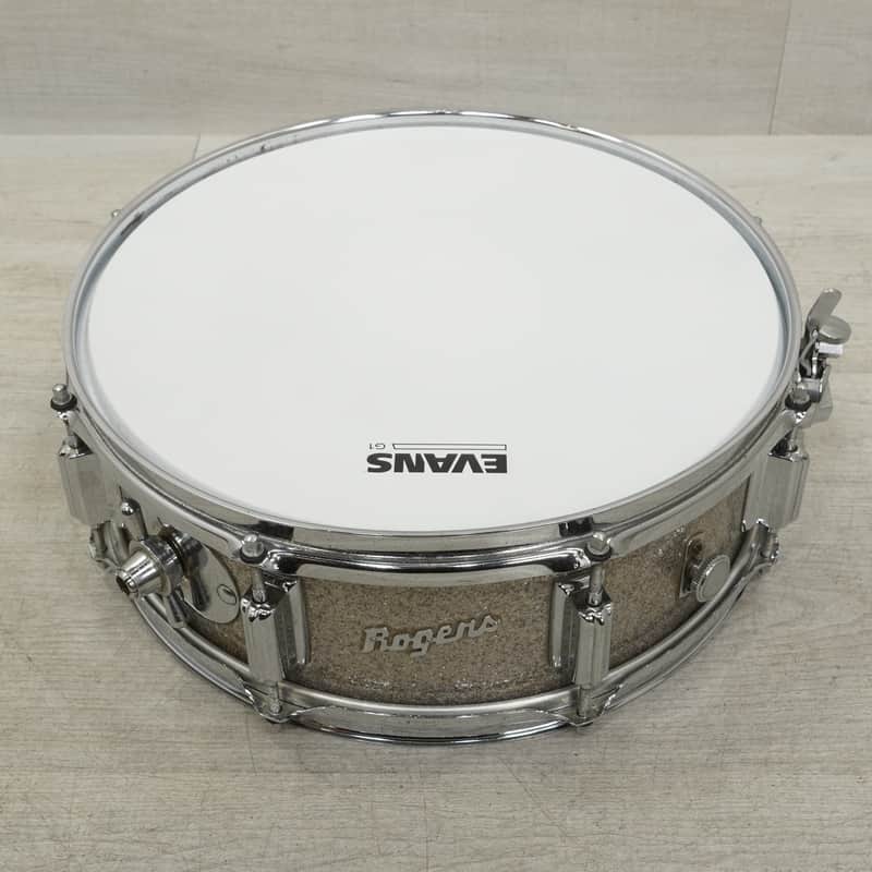 Immagine Used Rogers 14x5 Powertone Vintage Wood Snare Drum Silver Sparkle - 1