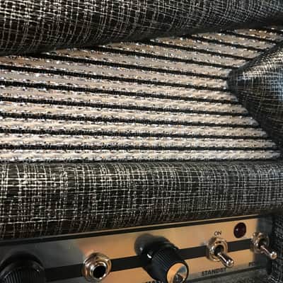 Supro 1605RH Reverb Special Head and 1790 Black Magick Extension Cabinet Stack image 8