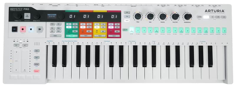 Arturia Keystep Pro Sequencer 37-Key Midi USB DJ/Recording Keyboard Controller image 1