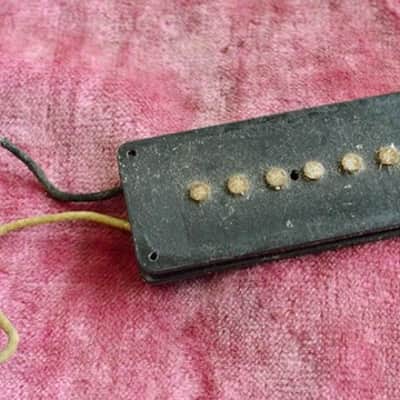 Vintage 1959 Fender PRE-CBS Jazzmaster Black Bobbin Pickup 1950's 1960's South Facing Magnet image 4