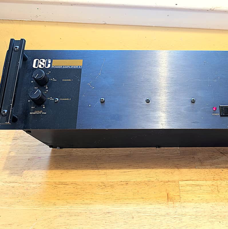 QSC Power Amplifier 4.1 Model A4.12. 150 Watts RMS. image 1