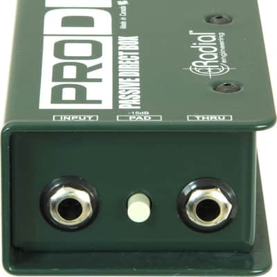 Radial Engineering ProDI Passive Instrument Direct Box DI w/ Mic Cable image 10