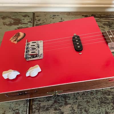 Taconic #218 4 String Electric Cigar Box Tenor Ukulele - Padron 1964 No. 4 image 3