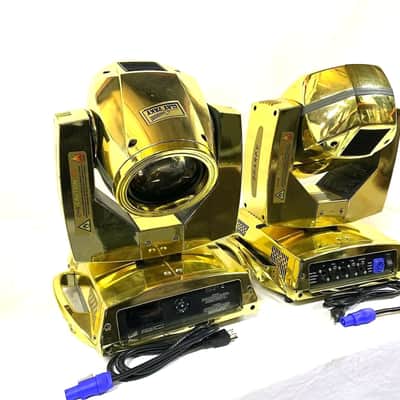 Clay Paky Sharpy Gold Beam Moving Head Lights With Case (Lot Of 4)TrueHeartSound image 3