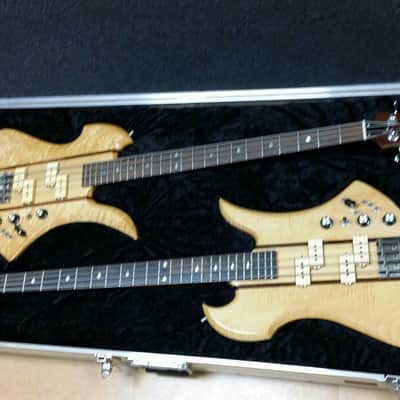 BC Rich USA Vintage Mockingbird Bass 1978 & 1979 Natural Maple image 1