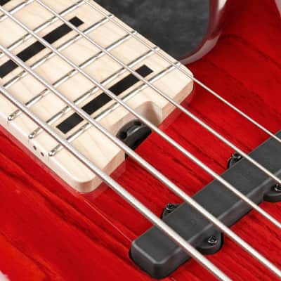 Ibanez Adam Nitti Signature 5str Electric Bass w/Bag - Transparent Wine Red Burst (ANB205TWB) image 9