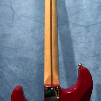 Fender Deluxe Super Strat 2001 - Crimson Red Transparent image 12