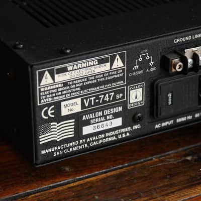 Avalon VT-747SP Stereo Compressor / EQ 2000s - Silver image 3