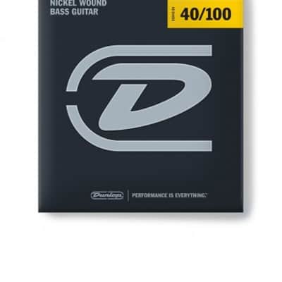 Dunlop DBN40100 Nickel Wound, Light Set/4 image 1