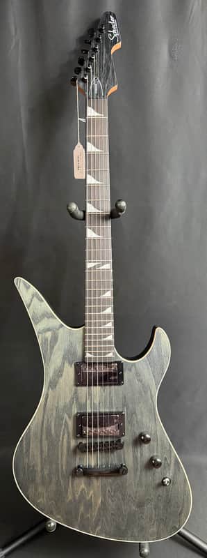 Schecter Avenger Standard Electric Guitar Charcoal Satin Ash Finish image 1