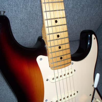 Harmony Stratocaster Style 80T  1985 Sunburst Electric Guitar image 3