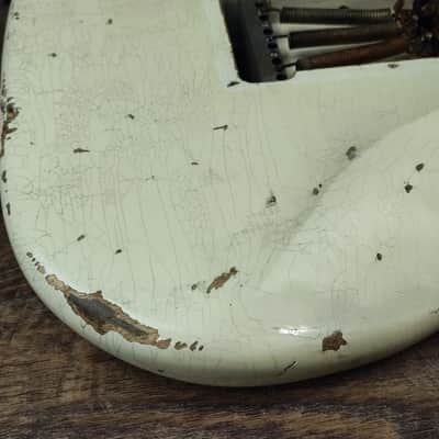 MyDream Partcaster Custom Built - Heavy Relic Aged White Hepcat Serie L image 13