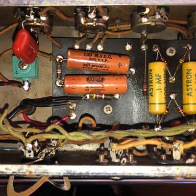1959-1960 Fender Bassman 5F6-A Amplifier Super Clean Original Tweed! image 13