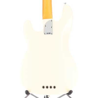 Fender Certified Pre-Owned American Professional II Precision Bass, Rosewood Fingerboard, Olympic White (K5) (29933) image 2