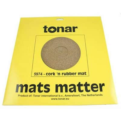 Tonar - 5974 Cork n' Rubber Turntable Mat image 2
