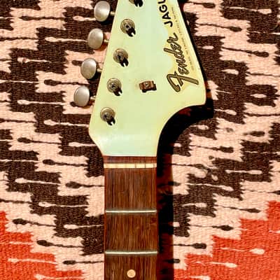 1963 Fender Jaguar Neck Sonic Blue Custom Color Pre CBS Rare 1960's Vintage image 1
