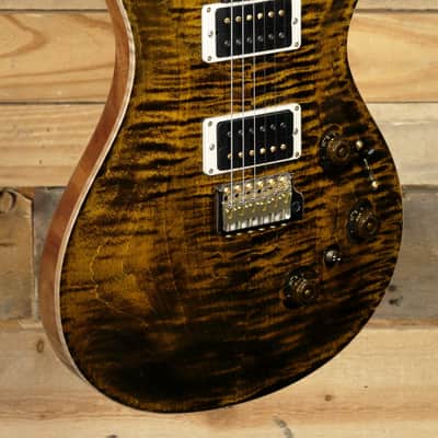 PRS 10 Top Custom 24 Piezo Electric Guitar Yellow Tiger w/ Case image 1