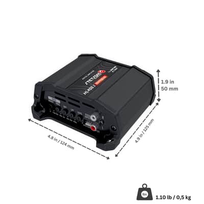 Stetsom HL 400.1 BASS Digital Car Amplifier 400W RMS 2 Ohm Bass Crossover image 6