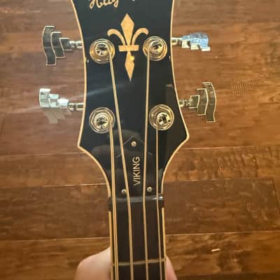 Hagstrom Viking Bass 2010s - Black image 4