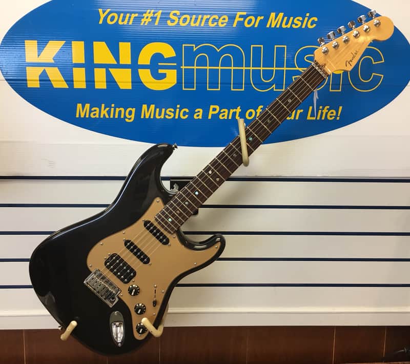 Fender American Deluxe Strat Montego Black image 1