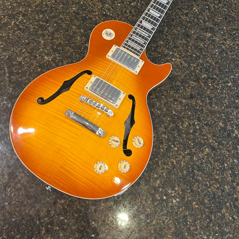 2014 Epiphone Les Paul Standard Florentine Pro Honey Burst