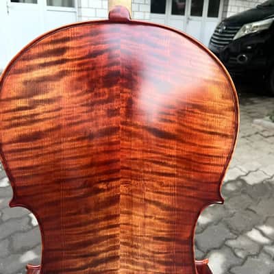 Copy Stradivari left Cello 4/4 Old spruce ,Full Size 100% Hand Made, Solid Wood image 8
