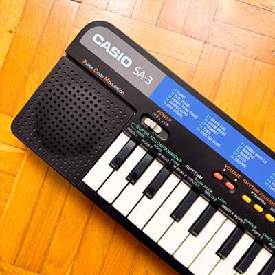 Casio SA-3 Tone Bank (Japan, 1995) - Vintage 32-Keys Mini Keyboard Synthesizer! Extremely Rare! Read the full ad! image 3