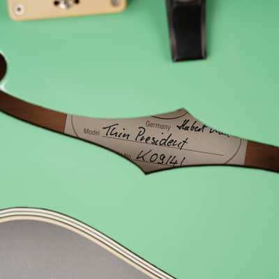 Hofner Thin President E2 - 2009 - Germany - Surf Green w/OHSC image 16
