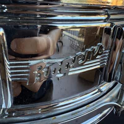 Rogers 5x14" Dyna-Sonic COB Chrome-over-Brass Snare Drum (Rm4) image 2