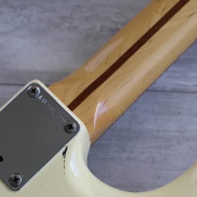 1985 Squier Japan Contemporary Series HH Stratocaster w/Kahler (White) image 13