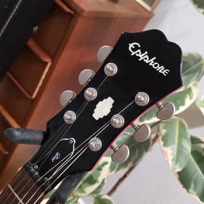 Epiphone ES-335 DOT LH Left Hand Cherry Red HARD CASE Lefty Handed 335 ES335 Semi-Hollowbody Hollow Body Electric Guitar image 4