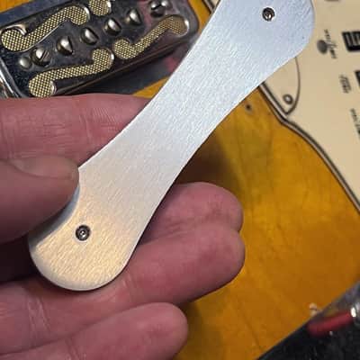 Waterslide Guitars Custom 'Bone Base' w/Vario Melita-Style Bridge For Flat Top Gretsch Etc Guitar image 3