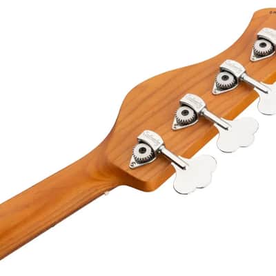 Sadowsky MetroExpress 21-Fret Hybrid P/J Bass, Morado Fingerboard, 4-String - Solid Candy Apple Orange Metallic High Polish image 8