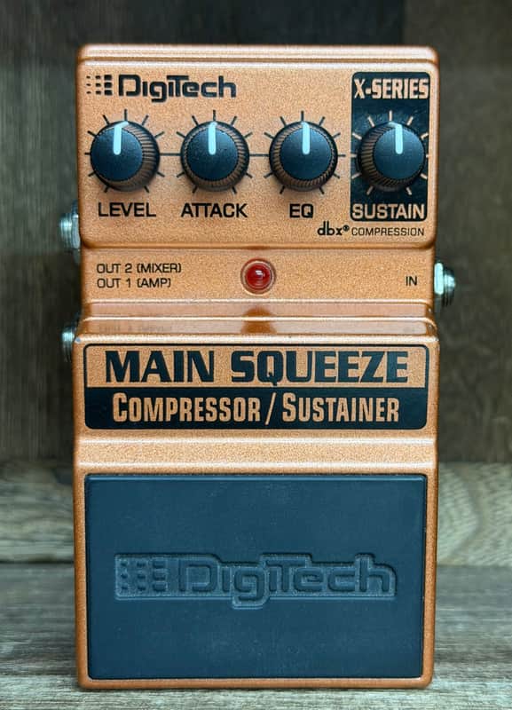 DigiTech Main Squeeze Compressor 2000s - Orange image 1