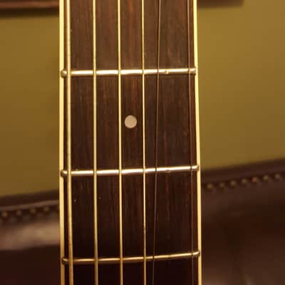 Vintage Alvarez 5022 Handmade In Japan Aged Top Acoustic Dreadnought (Martin Copy) Soft V-Neck image 11