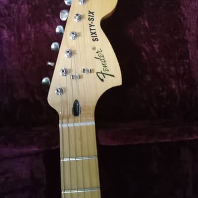Fender Alternate Reality Series Sixty-Six HSS with Maple Fretboard 2019 - Natural image 2
