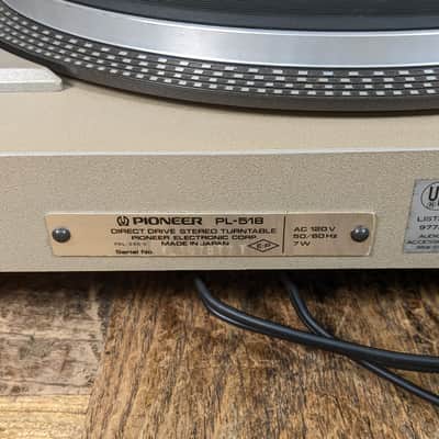 Pioneer PL-518 Semi-Automatic Turntable - With Box image 12