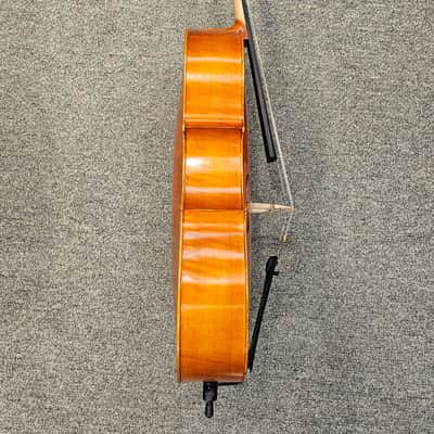 D Z Strad Cello- Model 250- Cello Outfit w/ Case & Bow (4/4 Size) image 6