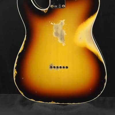 Fender Custom Shop '65 Tele Custom Heavy Relic - Faded 3 Color Sunburst image 8
