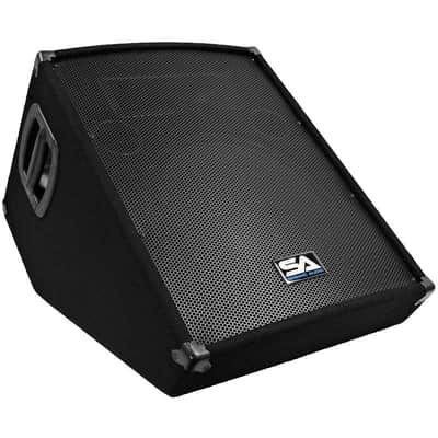 Powered 15" Floor Monitor PA DJ PRO Audio Band Speaker - Active 15 Inch Monitor image 2