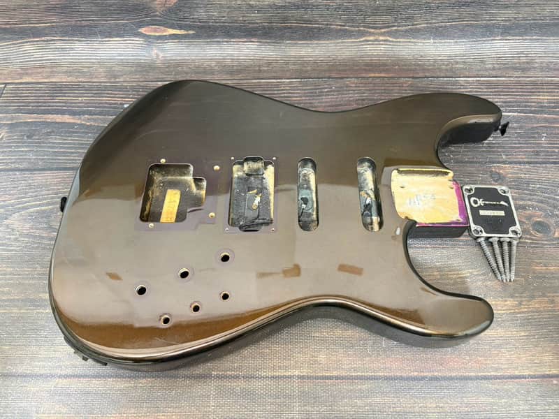 80s Charvel by Jackson Model4 Body Metallic Brown w/Plate Made in Japan image 1