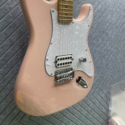 Harley Benton ST-62CC "Stink-182" SkunkWerx Inc. In-USA Fret Dress USA Stock Fast Ship Tom Delonge Blink UFO Dragonfire Shell Pink image 3