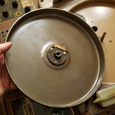 Meissner Rare Vintage lo-fi 78 33 RPM record cutting recording lathe PA System tube 9-1065 1940s - Tweed image 18