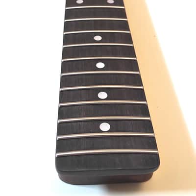 LEFT HANDED 22 frets Satin Nitro varnished Roasted Mapple Neck, Rosewood fretboa image 3