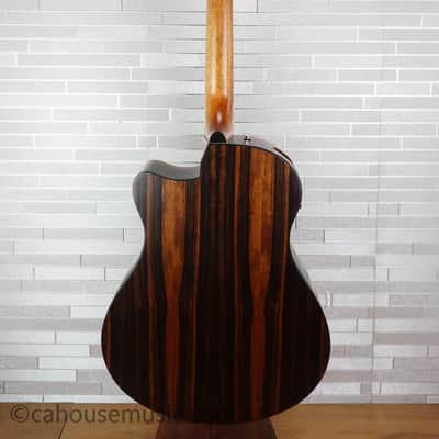 Ibanez AAM70CE-TBN Advanced Acoustic - Transparent Charcoal Burst Low Gloss / Natural Open Pore image 13